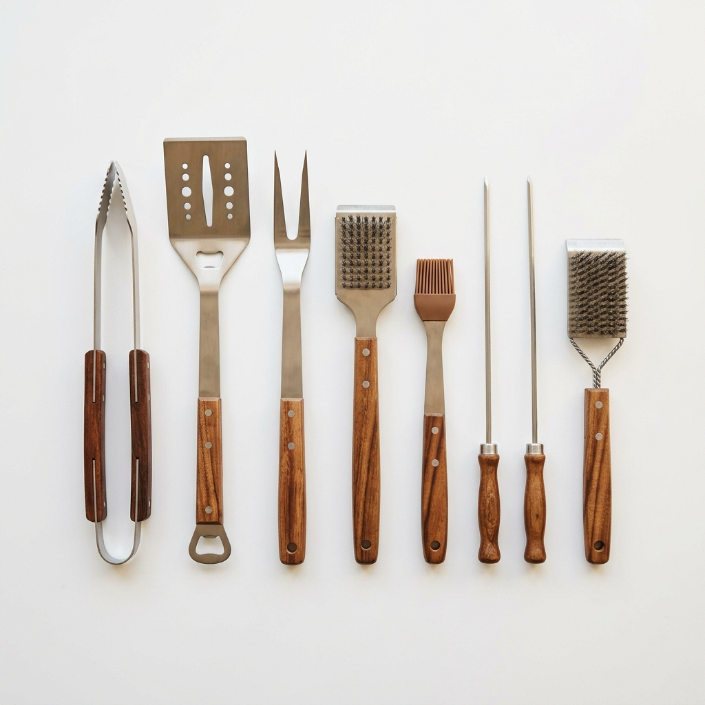 BBQ Tool Set, 8-pc