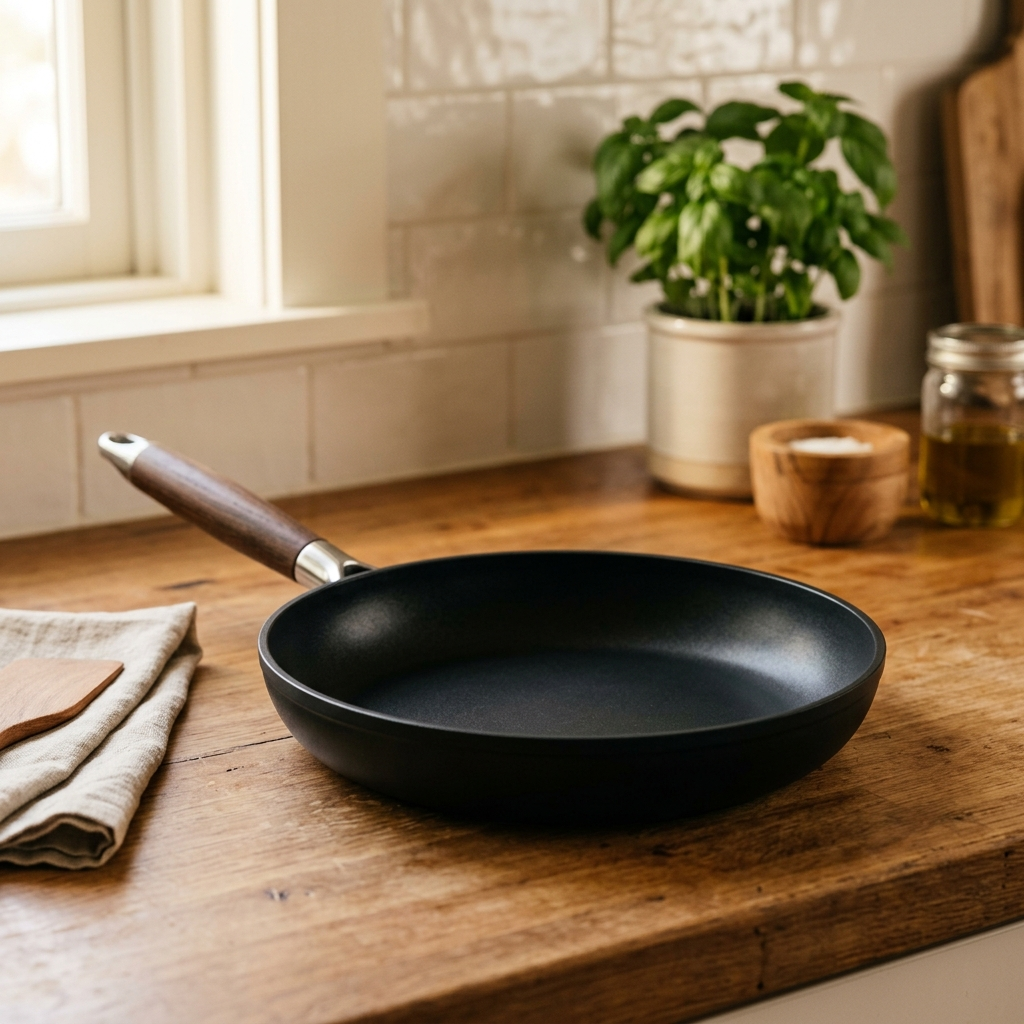 Non-Stick Fry Pan with Lid, 7 - Image 3