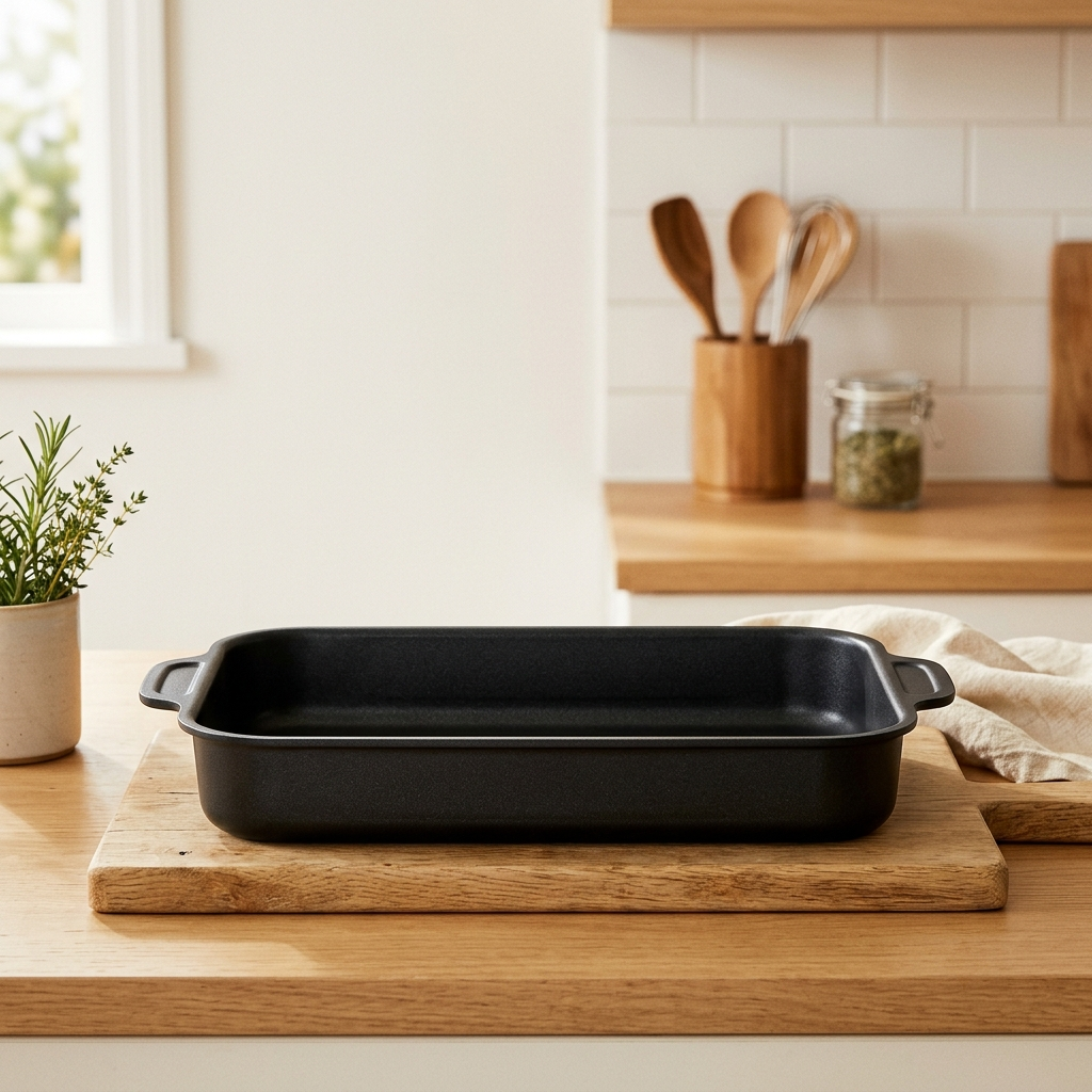 Non-Stick Oval Roasting Pan, 9” x 12.5” - Image 3