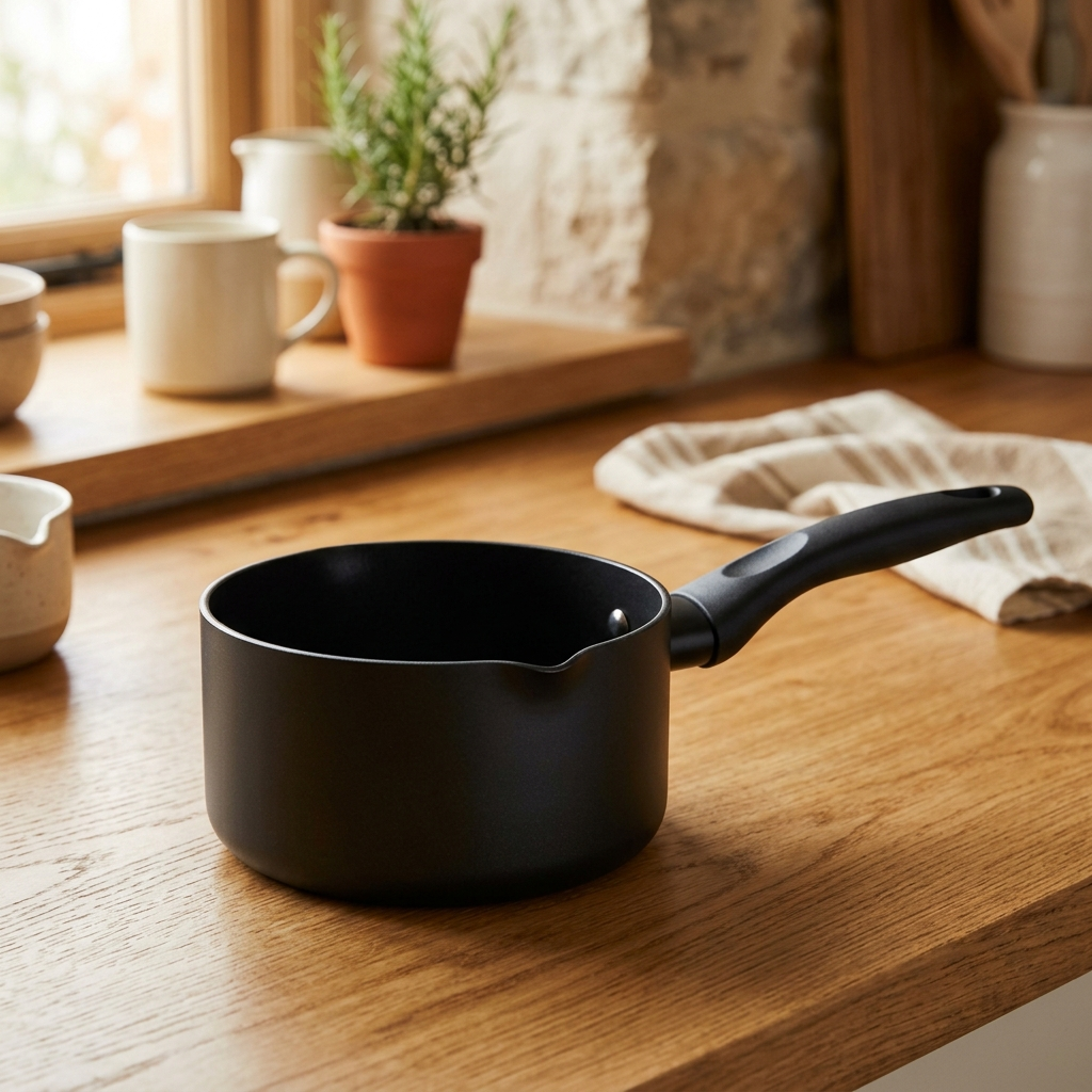 Non-Stick Saucepan With Lid, 2-Qt - Image 3