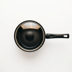 Non-Stick Saucepan With Lid, 2-Qt