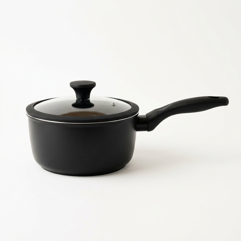 Non-Stick Saucepan With Lid, 3-Qt - Image 2