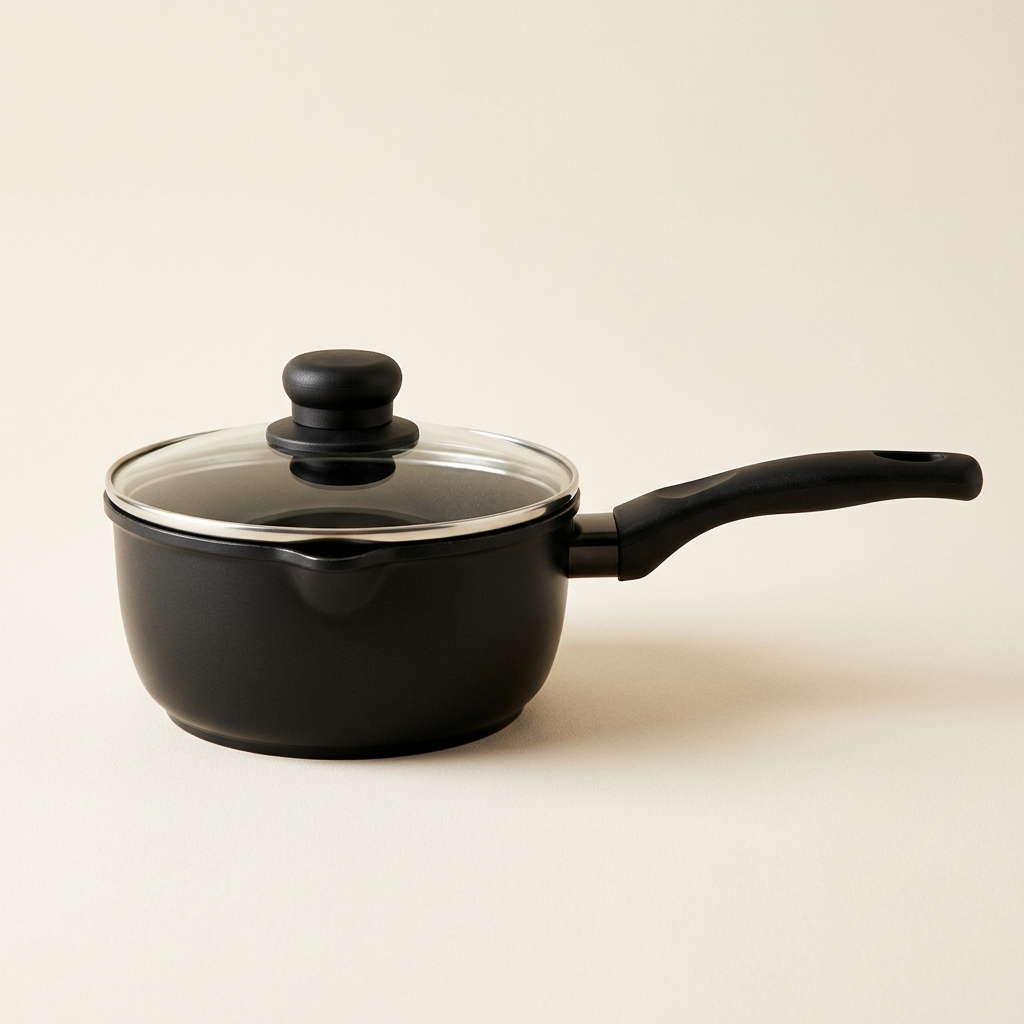Non-Stick Saucepan with Lid, 1-Qt - Image 2